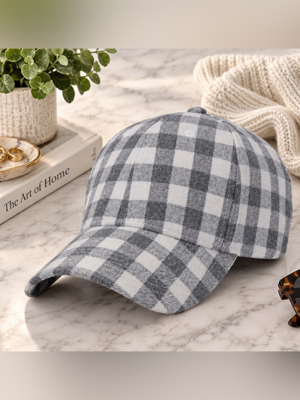 Cocus Pocus buffalo check hat new